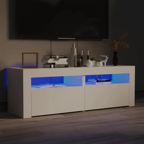 Mobile Porta Tv Con Luci Led Bianco 120x35x40 Cm /