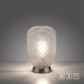 JUST LIGHT. 14906-55 - Lampada da tavolo REISHI 1xE27/40W/230V cromo