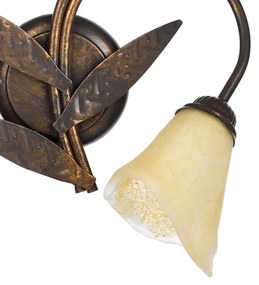 ONLI - Applique ALGA 2xE14/6W/230V bronzo