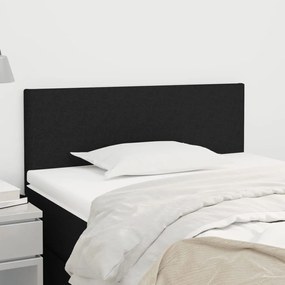 Testiera Nera 100x5x78/88 Cm İn Tessuto /