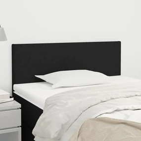 Testiera Nera 100x5x78/88 Cm İn Tessuto /