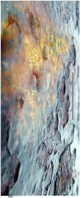 Anta per porta scorrevole esterno muro Ossido in vetro nero, L 88 x H 215 cm spessore 10 mm, apertura sinistra