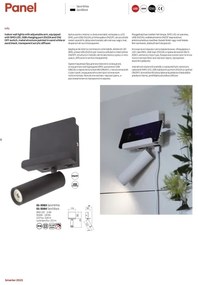 Redo 01-3083 - Luce Spot da parete a LED PANEL LED/3,5W/230V USB bianco