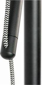 Lampada da terra nera Tokio - White Label