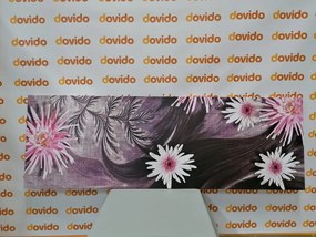 Quadro su tela – Fiori su sfondo meraviglioso