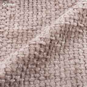 Letto matrimoniale imbottito beige con contenitore con rete inclusa 180x200 cm Miley – Micadoni