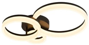 Searchlight 62793BK - Plafoniera a LED dimmerabile TRIPLE LED/25W/230V