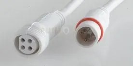 Led-iride-cavo-2m cavo bianco rgb 4 poli per faro iride rgb ip65 200cm