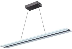 Lampadario a sospensione con filo LED dimmerabile LED/40W/230V 3000-6500K cromo + telecomando