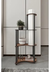 Piantana con ripiani NOTO 1xE27/40W/230V marrone/nero