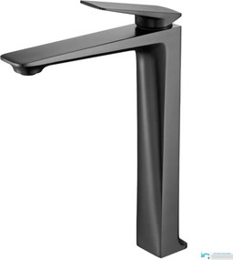 Miscelatore per lavabo ELITE EDITION BS1910 da piano in ottone, in più finiture tra cui cromo e nero opaco — Grigio gunmetal — 28 cm