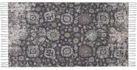 Tappeto orientale soggiorno rettangolare floreale 80 x 150 cm Multicolore