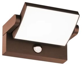 Ideal Lux -LED Applique da esterno con sensore SWIPE LED/21W/230V CRI 90 IP54 marrone