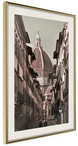 Poster  Cathedral Dome  Cornice Quadri Cornice d'oro con passe-partout, Larghezza x Altezza Home decor 20x30