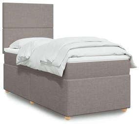 Giroletto A Molle Con Materasso Tortora 100x200 Cm İn Tessuto /