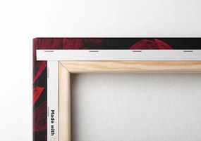 Quadro su tela – Foglie pastello astratte