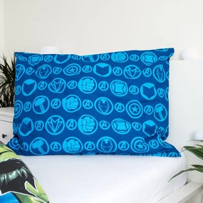 Biancheria da letto singola in cotone per bambini con effetto luminoso 140x200 cm Avengers - Jerry Fabrics