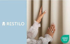 Tenda parzialmente oscurante color crema 140x270 cm Carli – Restilo