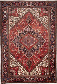 Heriz Tappeto persiano 210x310 Rosso (Iran) Annodato A Mano