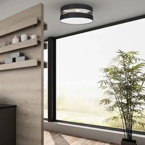 Plafoniera ULTIMO 3xE27/60W/230V nera