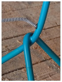 Lampada da tavolo blu con paralume in metallo (altezza 59 cm) Barcelona - it's about RoMi