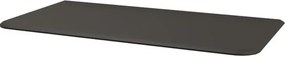 Top per lavabo Bohemia BADEN HAUS L 98 x H 1.6 x P 50 cm nero mdf