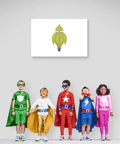 Stampa su tela – Con motivo di robot per bambini