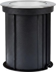 Faro interrato con base E27 - per lampade PAR30 e PAR38 - Doppio Pressacavo