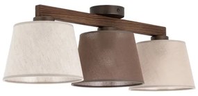 Brilagi - Lampadario a montaggio superficiale LATTE SABIA 3xE27/15W/230V pino/mix