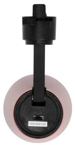 Faro LED 30W Monofase Rosa CRI92 CCT Bianco Variabile 38° Bridgelux LED Colore Bianco Variabile CCT