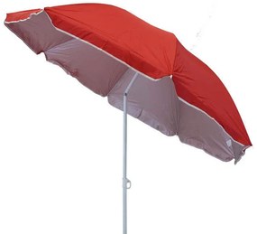 ombrellone da spiaggia in nylon protezione uv tondo 1,80 m / palo da 22 mm