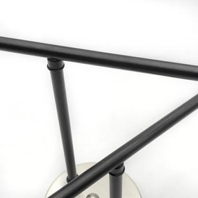 Brilagi - Plafoniera MALIVA 4xE14/15W/230V cromo opaco/fumé