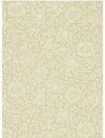 Malven Tapete Mallow von Morris & Co. - Soft Gold