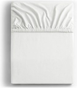 Lenzuolo con angoli bianco in jersey 180x200 cm Amber – Restilo