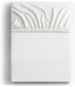 Lenzuolo con angoli bianco in jersey 160x200 cm Amber – Restilo