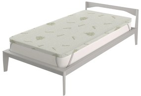 Topper 1 piazza e mezza in memory trattamento Aloe Datex