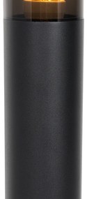 Lampada da palo moderna per esterni nera 45 cm IP44 - Rox