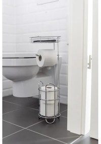 WENKO 24074800 - Porta carta igienica 16x59 cm cromo lucido