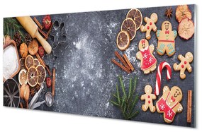 Pannello rivestimento cucina Farina di pan di zenzero santo 100x50 cm