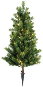 Albero di Natale artificiale D52X verde H 180 cm x Ø 65 cm