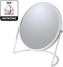 Specchio per make-up con ingrandimento (con ingrandimento 5x) ø 18 cm Akira – Spirella