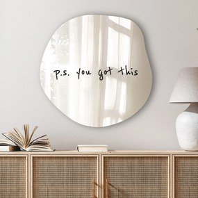 Adesivo per specchio S34 – P.S. you got this