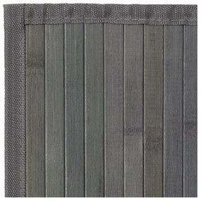 Tappeto in bambù grigio-verde 75x175 cm - Casa Selección