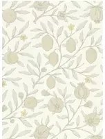 Morris & Co Carta da parati Pure Fruit - Horned Poppy/ Grey