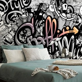Carta da parati – Arte graffiti moderna