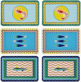 Set di 6 tovagliette americane Corfù