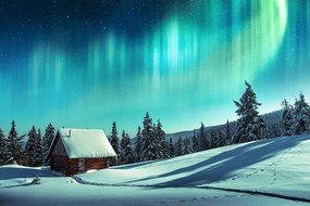Carta da parati – Paesaggio invernale da fiaba