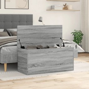 Contenitore grigio sonoma 100x42x46 cm legno multistrato