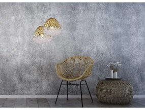 Klausen 111004 - Lampadario a sospensione con filo DIAMOND 1xE27/11W/230V oro