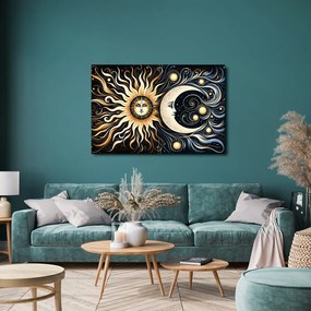 Quadro su tela – Sole e luna
